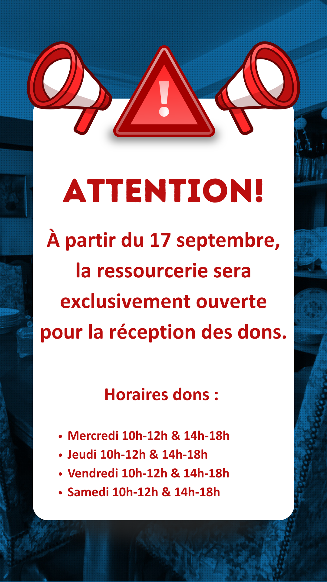 Apport ressourcerie Montceau-les-Mines